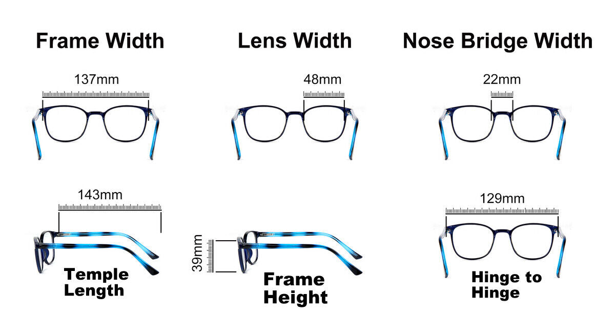 Oval Reading Glasses Spring Hinges Strengthening Rod in Temples Mens Womans DX83