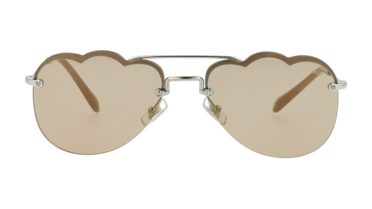 MIU MIU MU56US 1BC176 BROWN SUNGLASSES