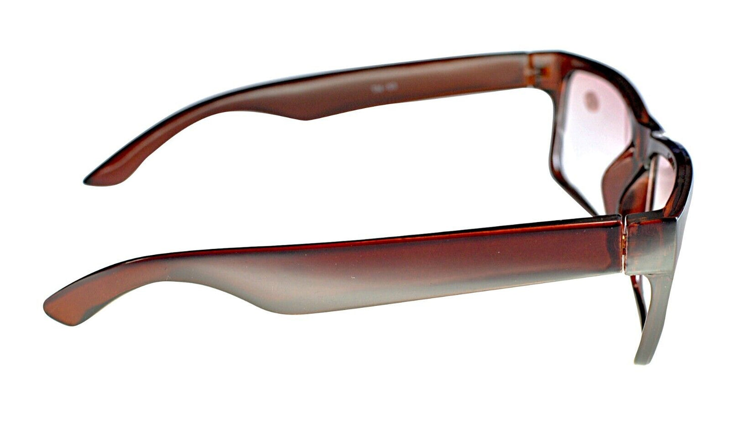 Bifocal Tinted Reading Glasses Sun Readers In Brown or Black TN53