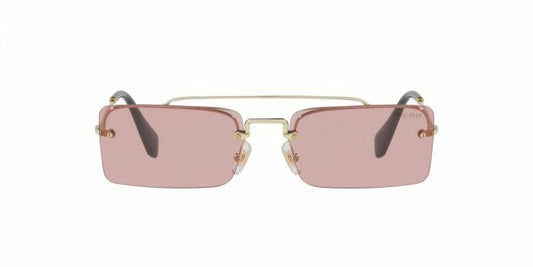 Miu Miu Sunglasses MU 59TS - ZVN9G1 Pale Gold Frame Light Violet lens