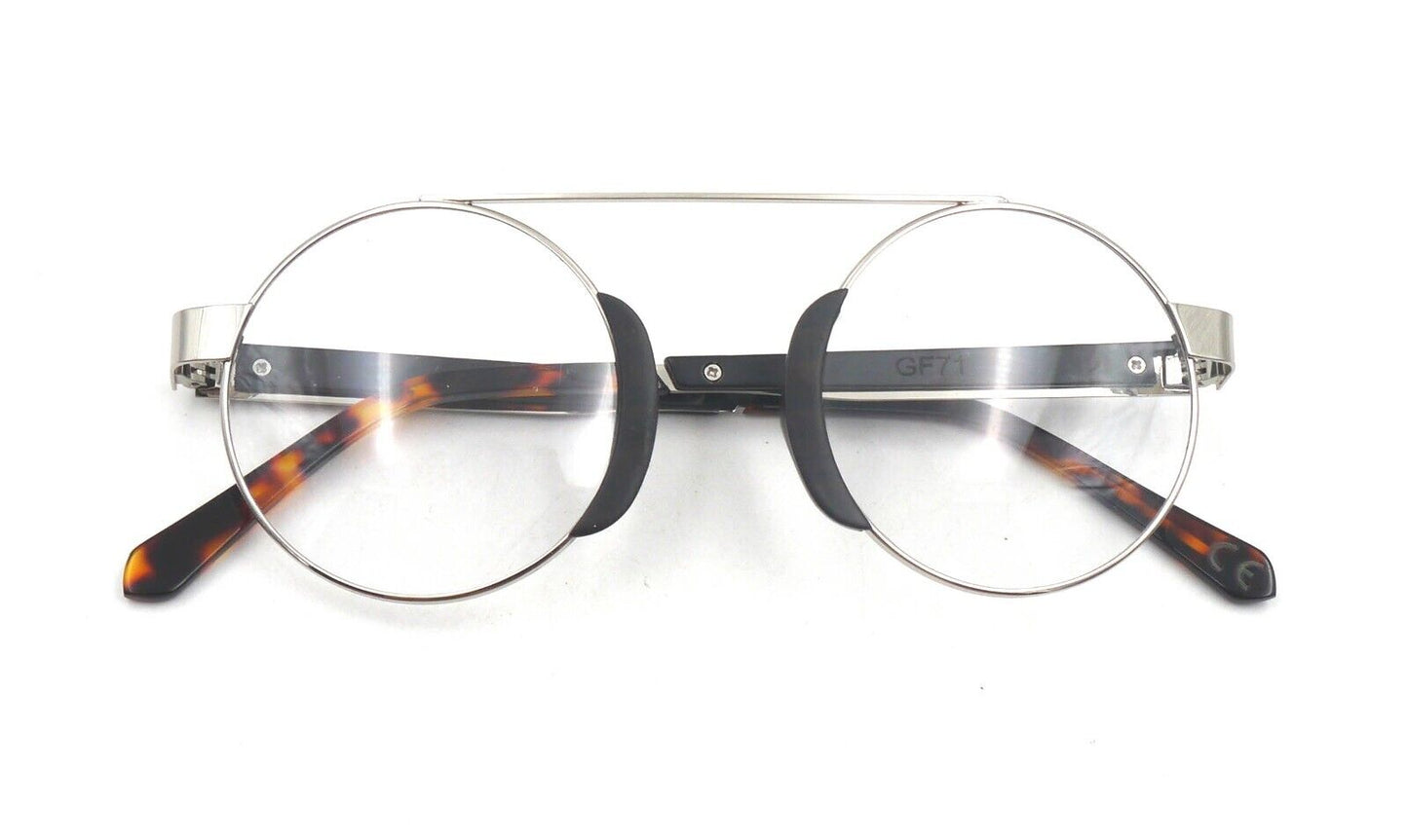 Stainless Steel & Acetate Round Framed Unisex Reading Glasses & Sun Readers TN71