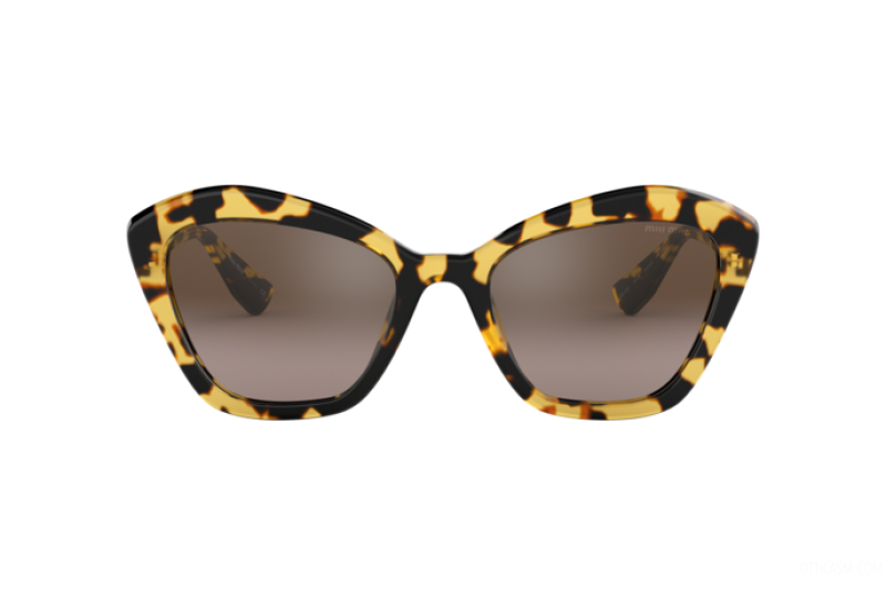 MIU MIU TORTOISE SUNGLASSES CORE COLLECTION MU 05US (7S0QZ9)