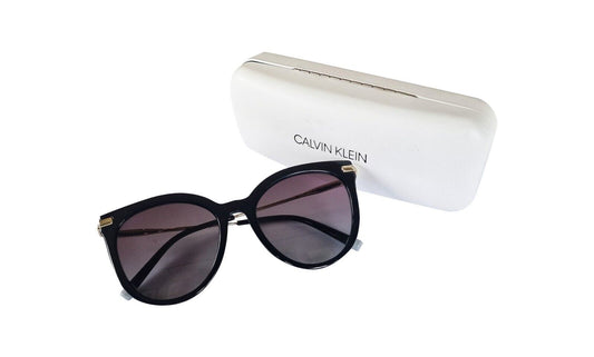 Calvin Klein Sunglasses Black & Gold Ck32O6S  001 53-18-140 mm