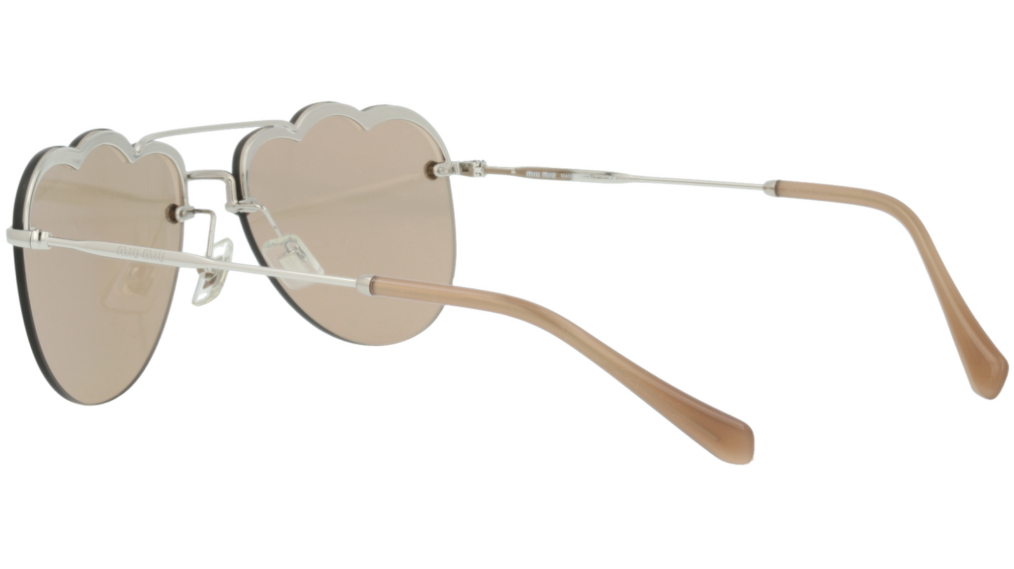 MIU MIU MU56US 1BC176 BROWN SUNGLASSES