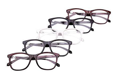 3 Pairs  Geek Oversized Reading Glasses All Metal Spring Hinges - Model DX5