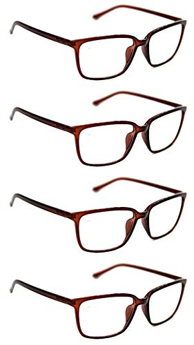 4 x Pairs  Reading Glasses All Metal Spring Hinges - Model  DX1