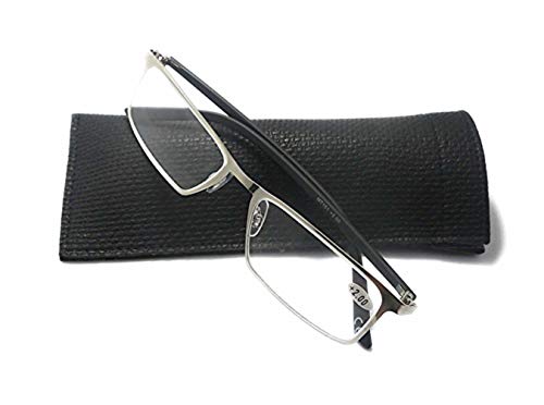 Stainless Steel Frame Reading Glasses - Model MT101