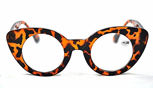 Retro Cat Eye Round Lens Reading Glasses - Model MT62