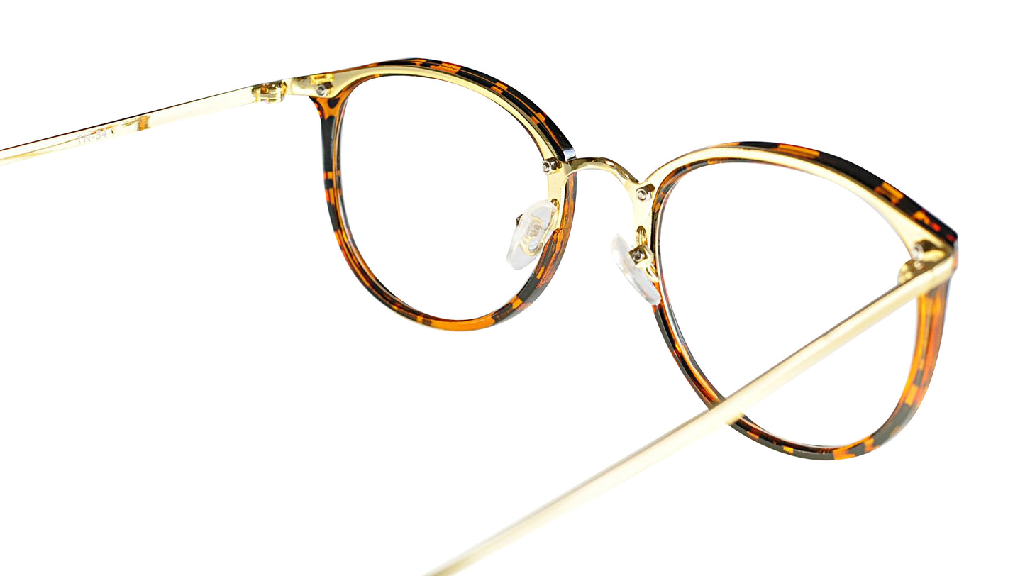 Oversized Metal Frame Reading Glasses - Model TN54