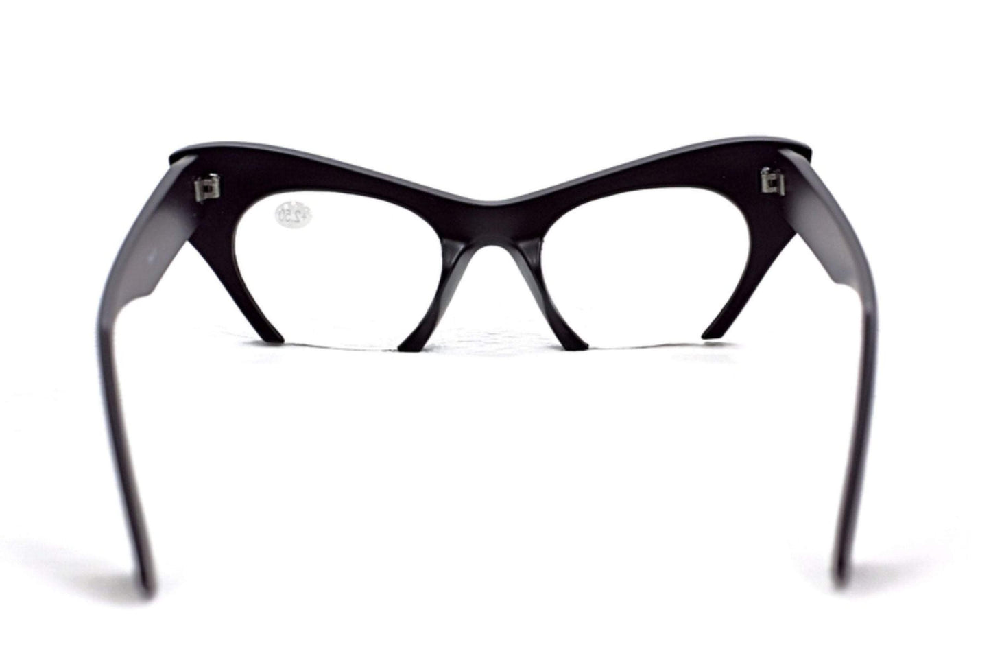 Cat Eye Black Bat Girl Reading Glasses - Model TN13