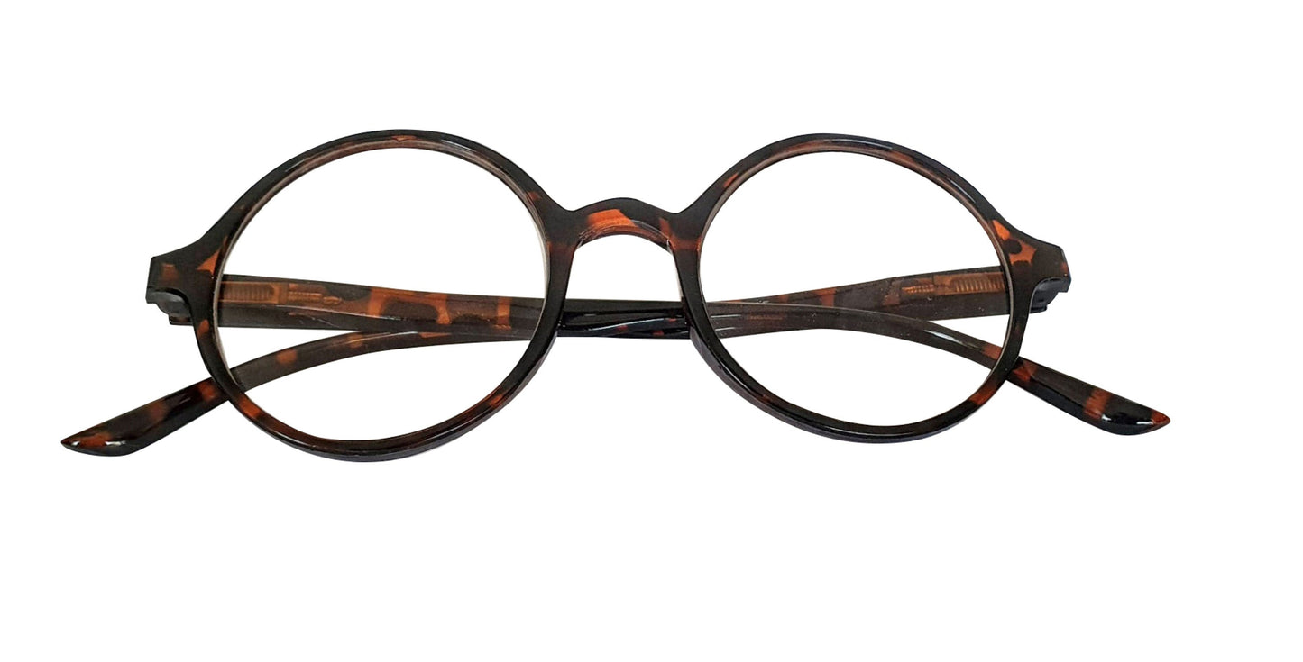 Round  Reading Glasses Spring Hinges - Model RG3