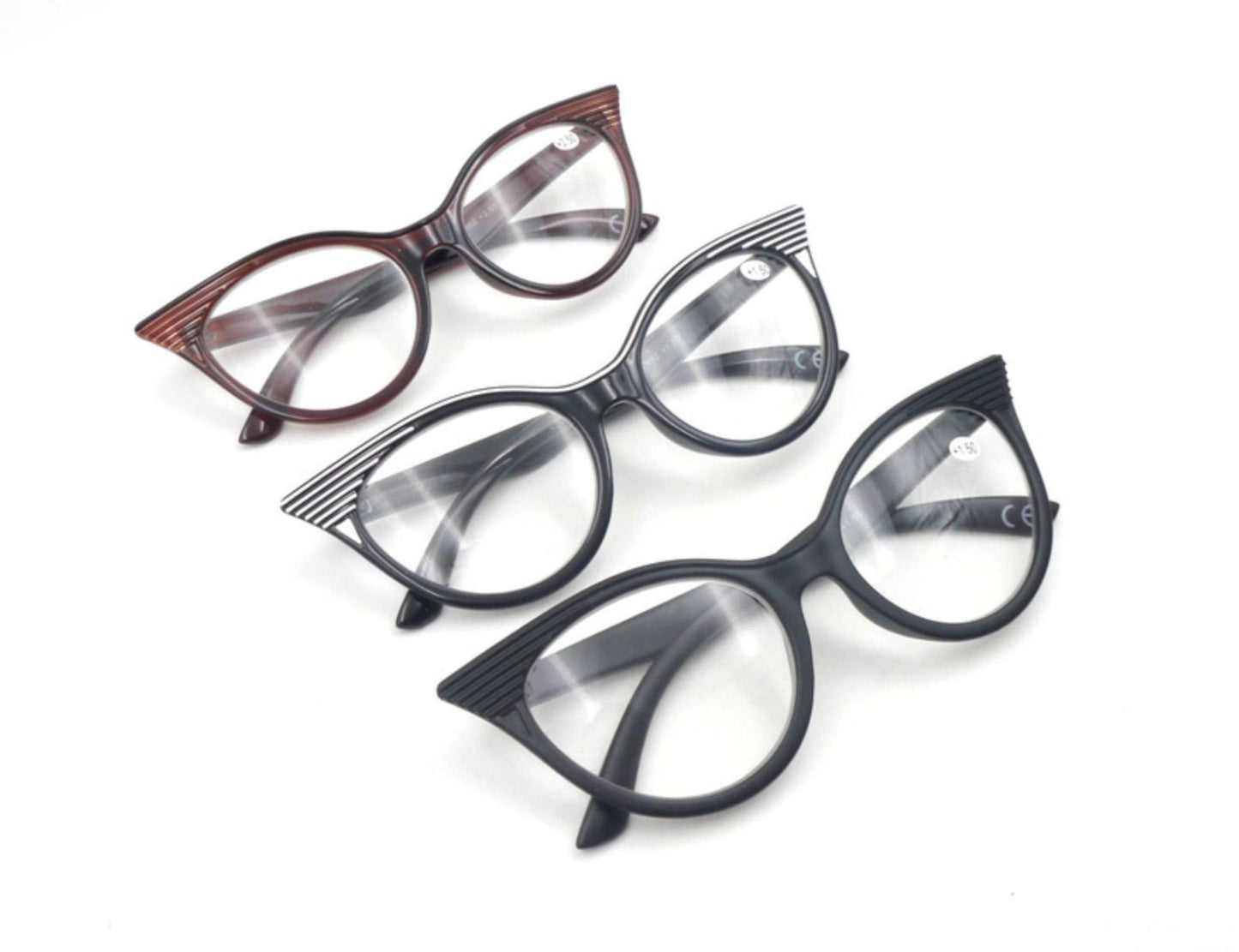 Art Deco Cat Eye Reading Glasses - Model TN82