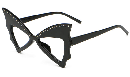 Black Bat Girl Reading Glasses - Model DX12