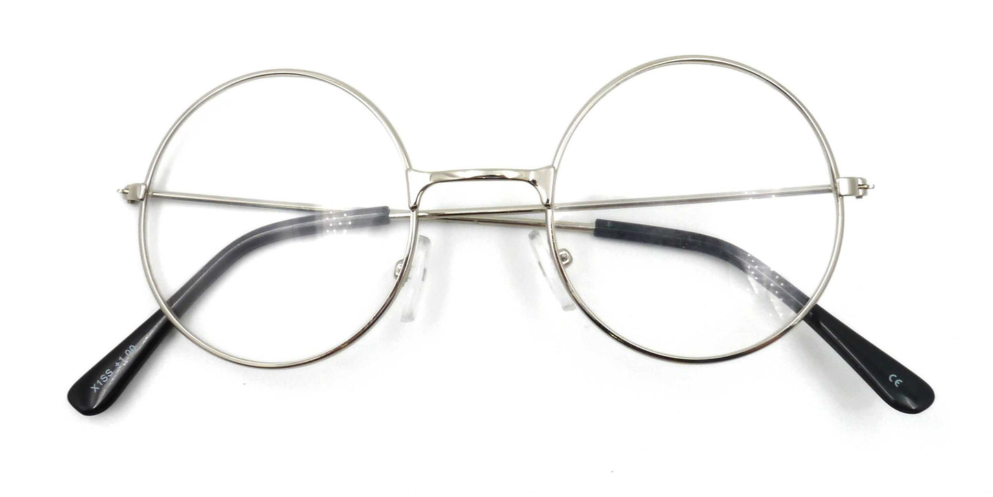 Round Frame Reading Glasses Metal Frame Harry Potter Super Trendy 1950s 1960s X1