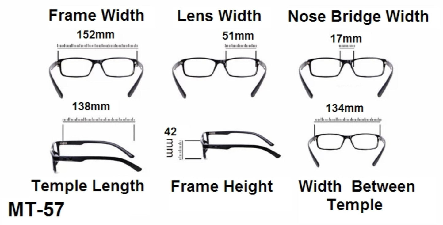 Cat Eye 1960's Sun Readers  with Metal Hinges - Model SR58