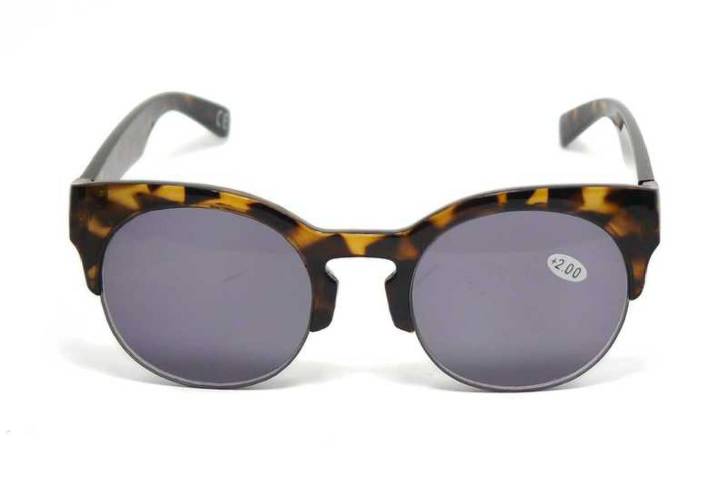 Round Half Frame Browline Sun Readers - Model  SR30