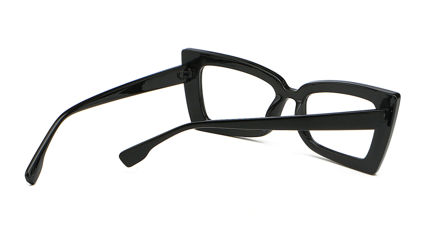 Square Framed Designer Retro 1960's Bold High Quality Fashion Eyeglasses in 3 Colours DX11E