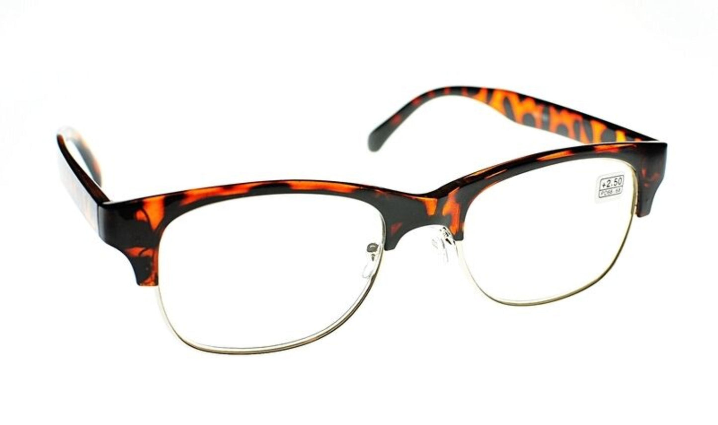 Half Frame Browline Reading Glasses - Model MT501