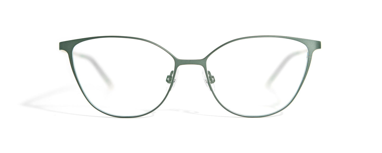 Götti Lane Titanium Eyeglasses - Colour - Moss Green & Gold