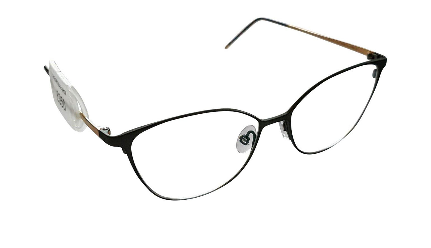 Götti Lane Titanium Eyeglasses - Colour - Moss Green & Gold