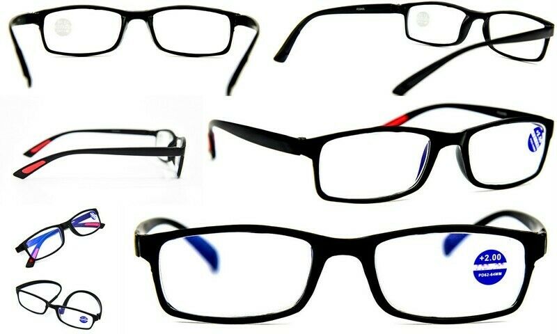 Blue Light Blocking Bendable TR90 Reading Glasses - Model RG9ABL