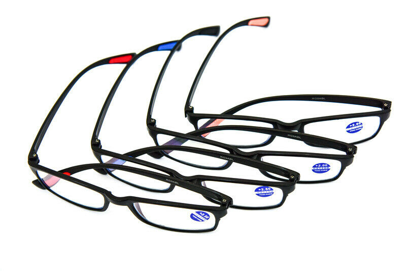 2 PAIRS Blue Light Blocking TR90 Reading Glasses - Model RG9ABL