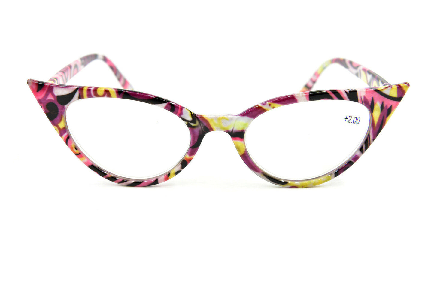 Fashion Chic Cat Eye Reading Glasses Retro Stylish Choice of 11 Colours MT57