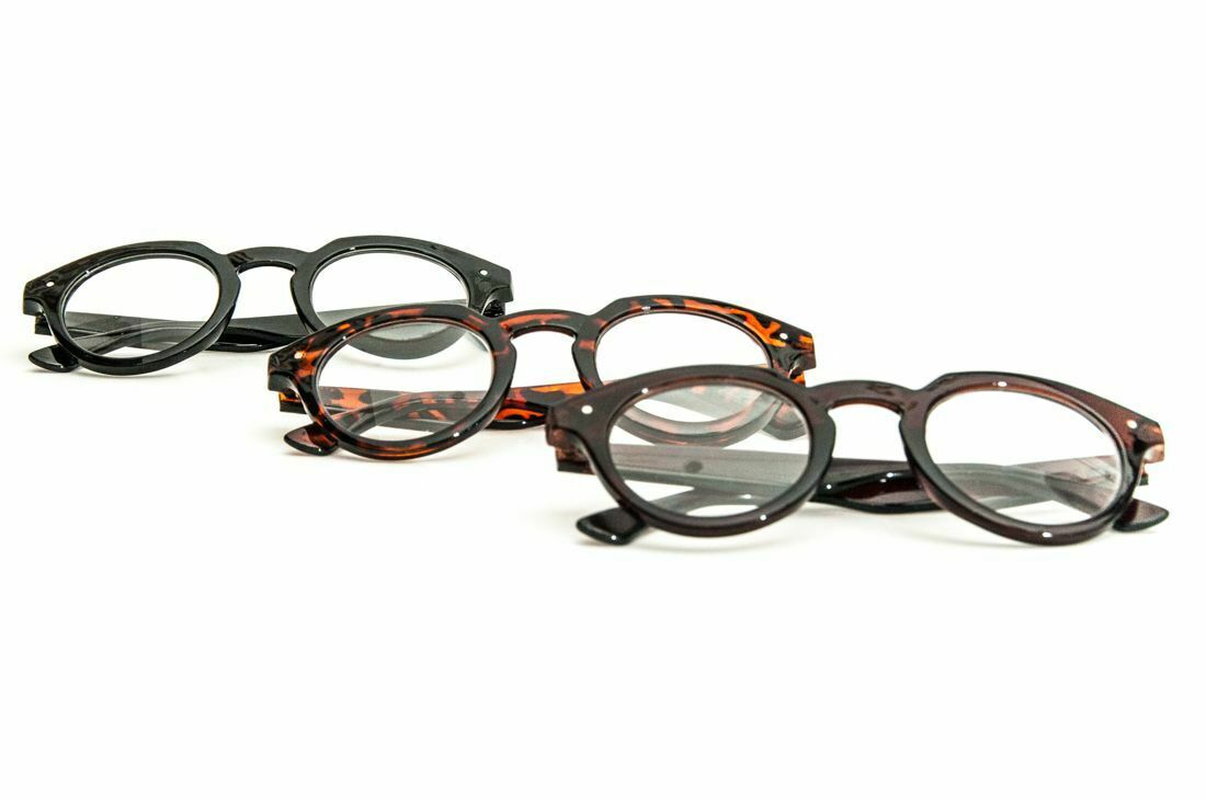 2 x PAIRS  Retro Round  Reading Glasses  - Model TN03