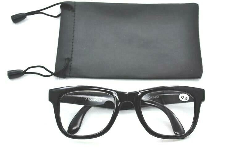 Folding Reading Glasses with Pouch - Model MT54