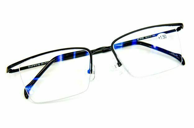 Pure Titanium High Quality Reading Glasses Premium Coated Resin Lenses ST9105