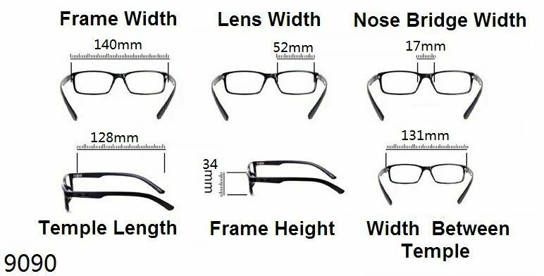 Pure Titanium Rimless Reading Glasses Scratch Resistant Resin Lenses - Model ST9203