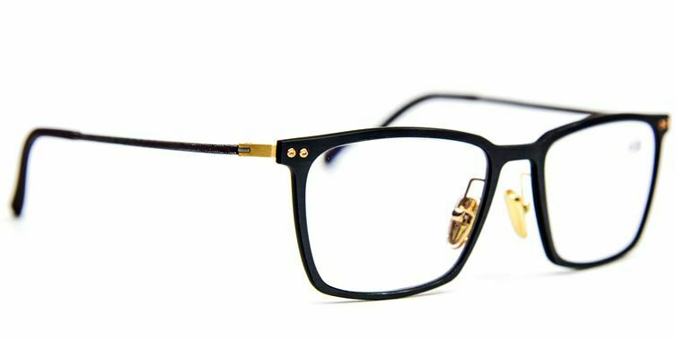 Pure Titanium Rimless Reading Glasses Scratch Resistant Resin Lenses - Model ST9221