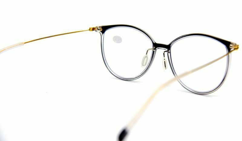 Pure Titanium + Acetate Oval Retro Reading Glasses Resin Lenses - Model SR1011