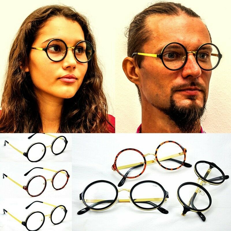 Round Frame Metal & Acetate Reading Glasses - Model MT64