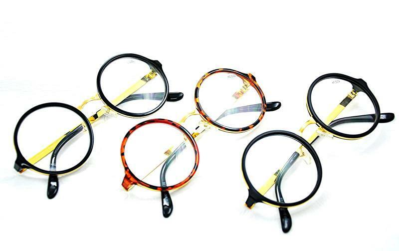 Round Frame Metal & Acetate Reading Glasses - Model MT64