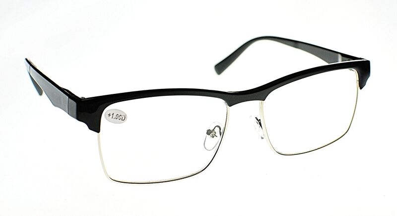 Classic Half Frame Browline Reading Glasses - Model TN34