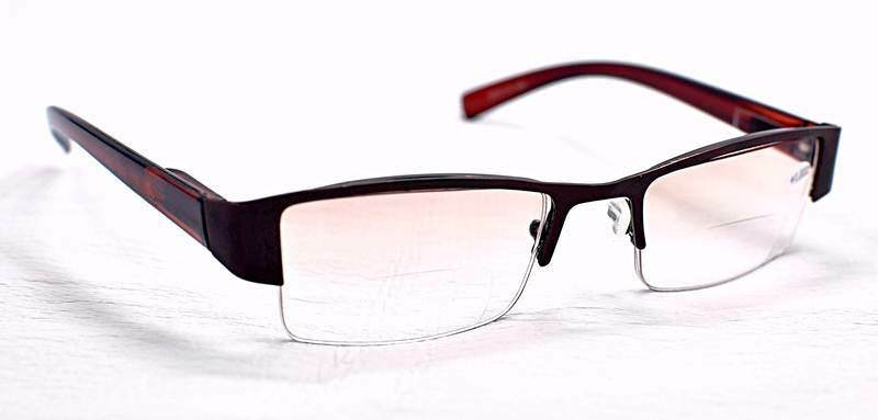 Bifocal Tinted Spring Hinged Reading Glasses - Model SR24