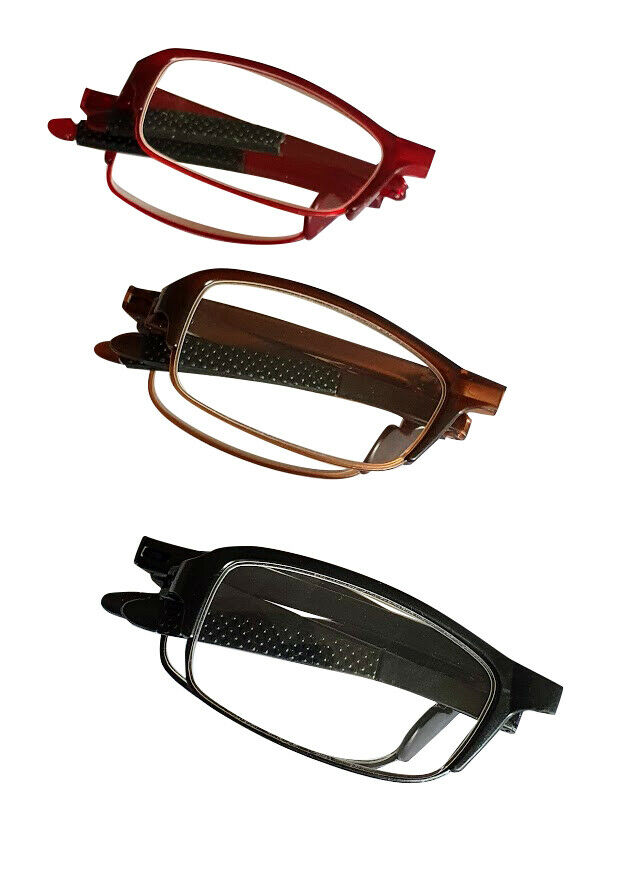 TR90 Folding Bendable Reading Glasses with Belt Clip - Model RG51