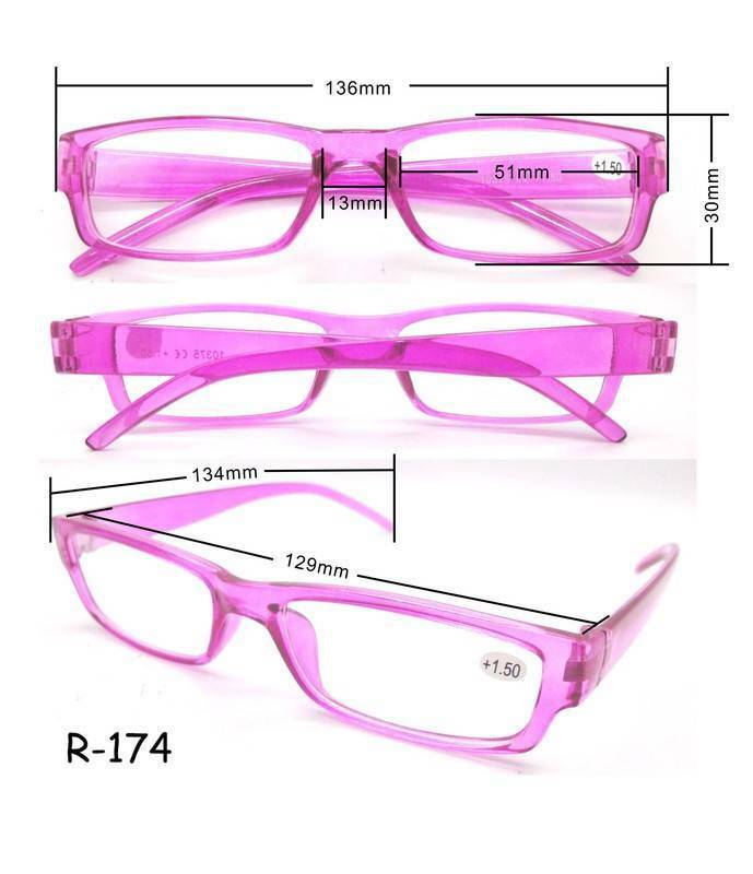 Super Lite Purple Reading Glasses -  Model R174