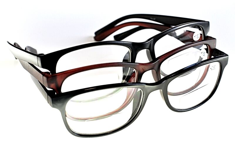 Retro Bifocal Clear Lens Reading Glasses - Model TN37