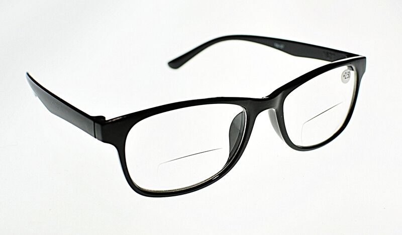 Retro Bifocal Clear Lens Reading Glasses - Model TN37