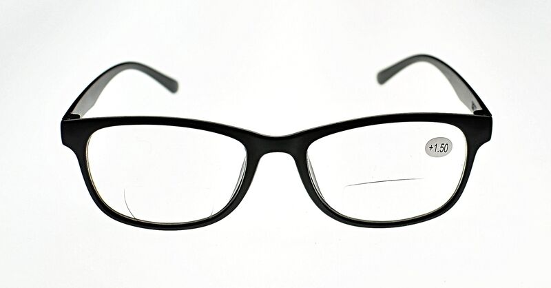 Retro Bifocal Clear Lens Reading Glasses - Model TN37