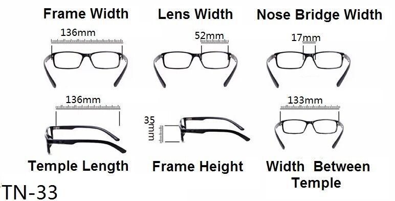 Unisex GREAT VALUE Fashion Reading Glasses  3 Colours+1.0+1.5+2.0+2.5+3.0 TN33