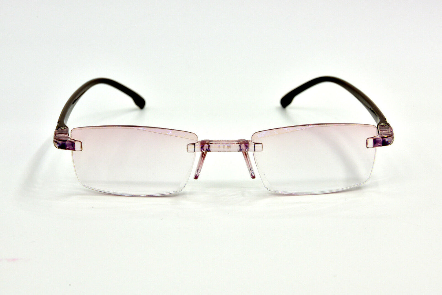 Tinted Anti Blue Light Rimless Reading Glasses - Model RG2ABL