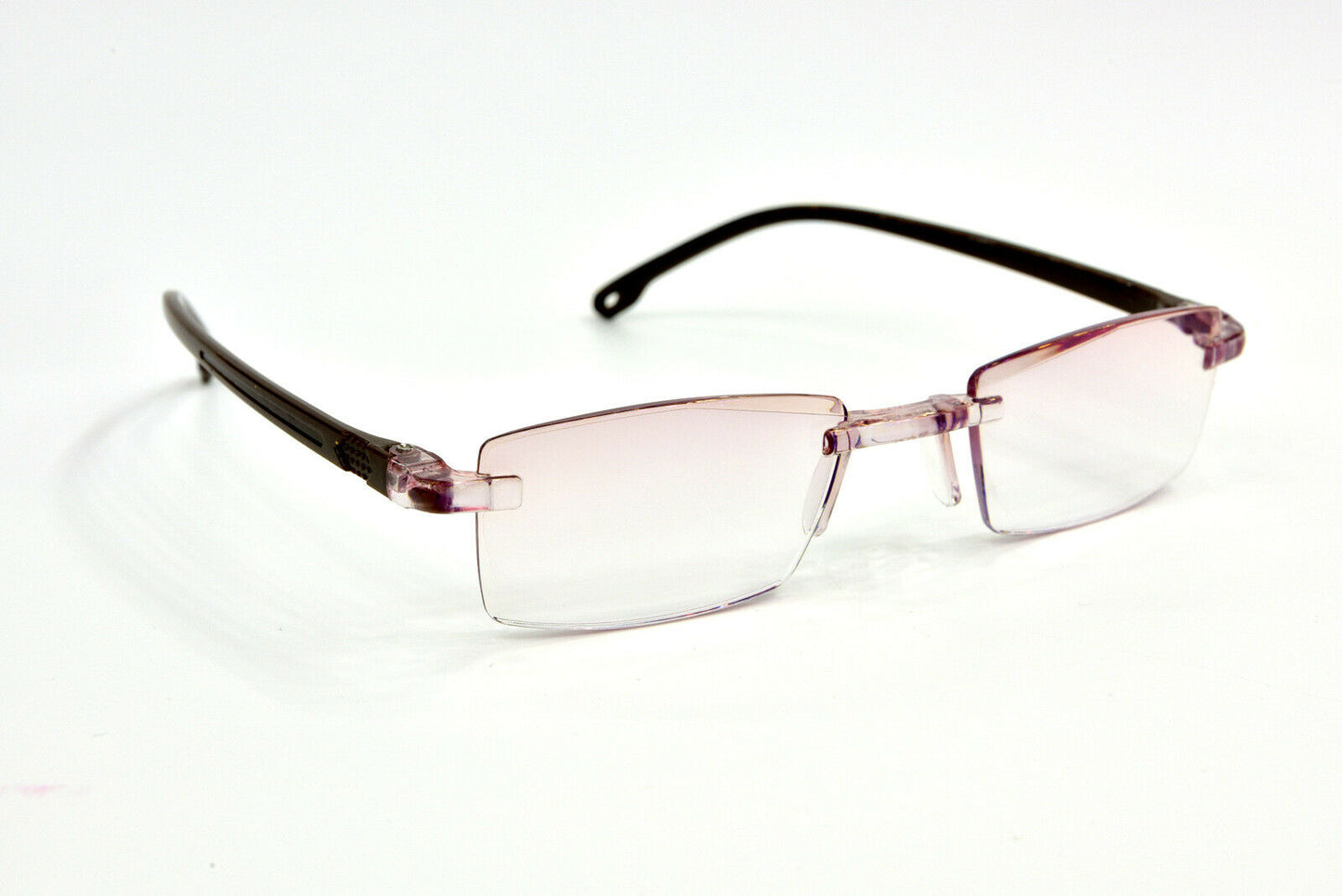 Tinted Anti Blue Light Rimless Reading Glasses - Model RG2ABL