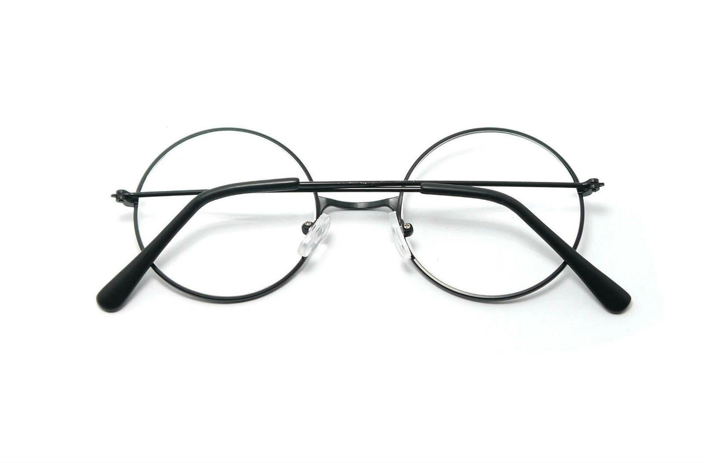 Retro Classic Round Metal Frame Reading Glasses in Silver, Black or Gunmetal X1