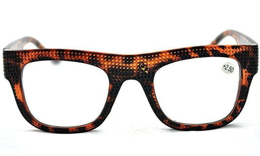 Leopard Brown Retro Eyeglasses - Model GF117