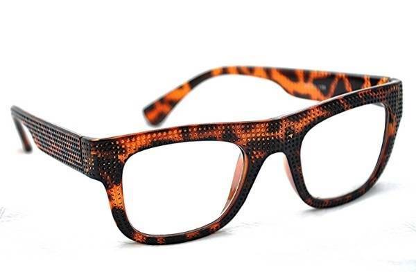 Leopard Brown Retro Eyeglasses - Model GF117