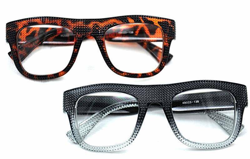 Leopard Brown Retro Eyeglasses - Model GF117