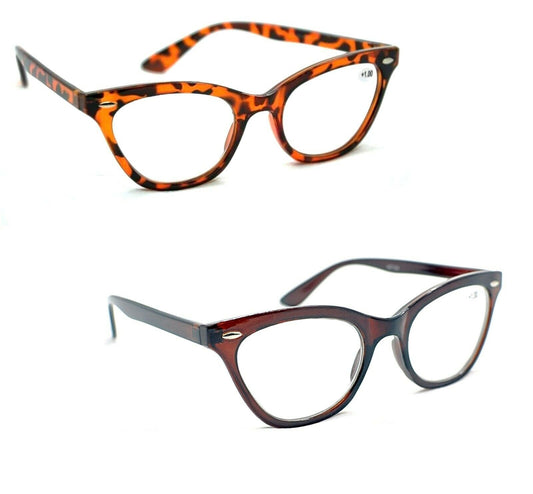 Retro Cat Eye Reading Glasses - Model MT124